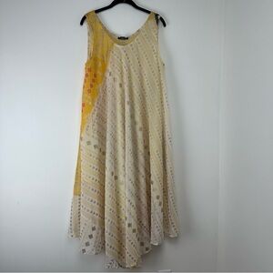 Ana & Rose Dress One Size Fits Most Beachy Boho Maximalist Patchwork Hippie